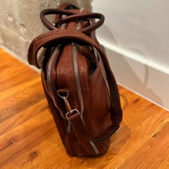 Brunello Cuinelli Leather Briefcase - Picture 3 of 8